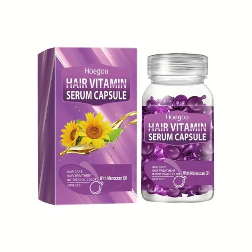 Moroccan Jojoba Oil Hair Care Capsules, Soft And Nourishing Scalp And Hair, Deep Cleansing, Suitable for Both Men And Women