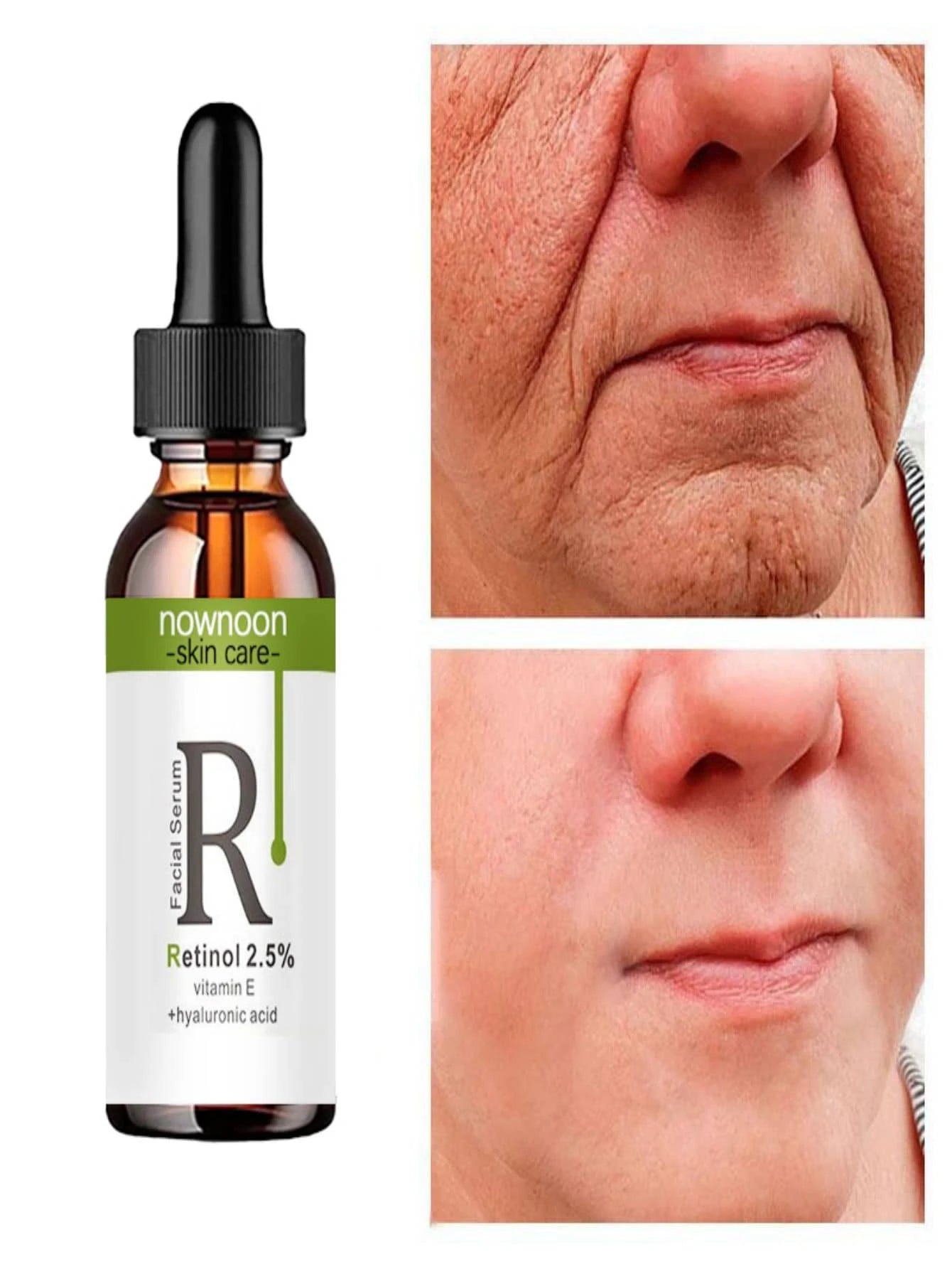 5ml/15ml/30ml/50ml Retinol Anti Wrinkle Serum for Firming and Tightening, Collagen Facial Essence